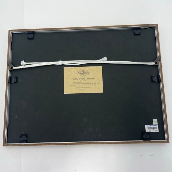 The Disney Gallery Snow White Grotto Watercolor by John Hench 1960 w/ COA Tokyo - Picture 9 of 14